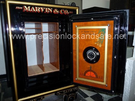 Marvin Restored Safe Inside and Back Pan